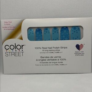 💅 3/$10 - Color Street Winter Blue Nail Strips - Cold Front